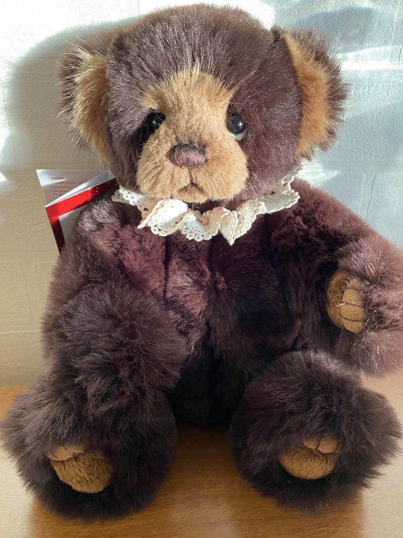 チャーリーベアーズ　 woodend テディベア　ダークブラウン