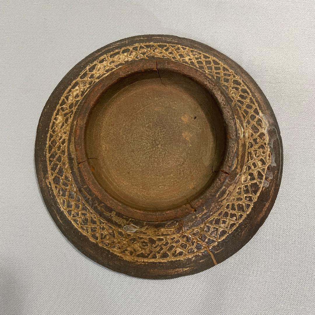 骨董品です！高麗焼 御本三島 盃台  K2288