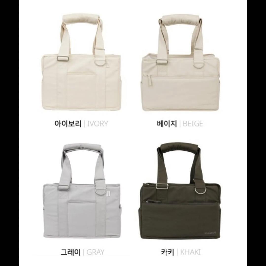 ELEDOG キャリーバッグ 小物付き Mサイズ アイボリー