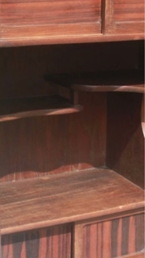 希少♦️黒柿♦️皇室御用達♦️天然 最高級 宝物扱い♦️飾り収納棚♦️日本技術♦️送料込