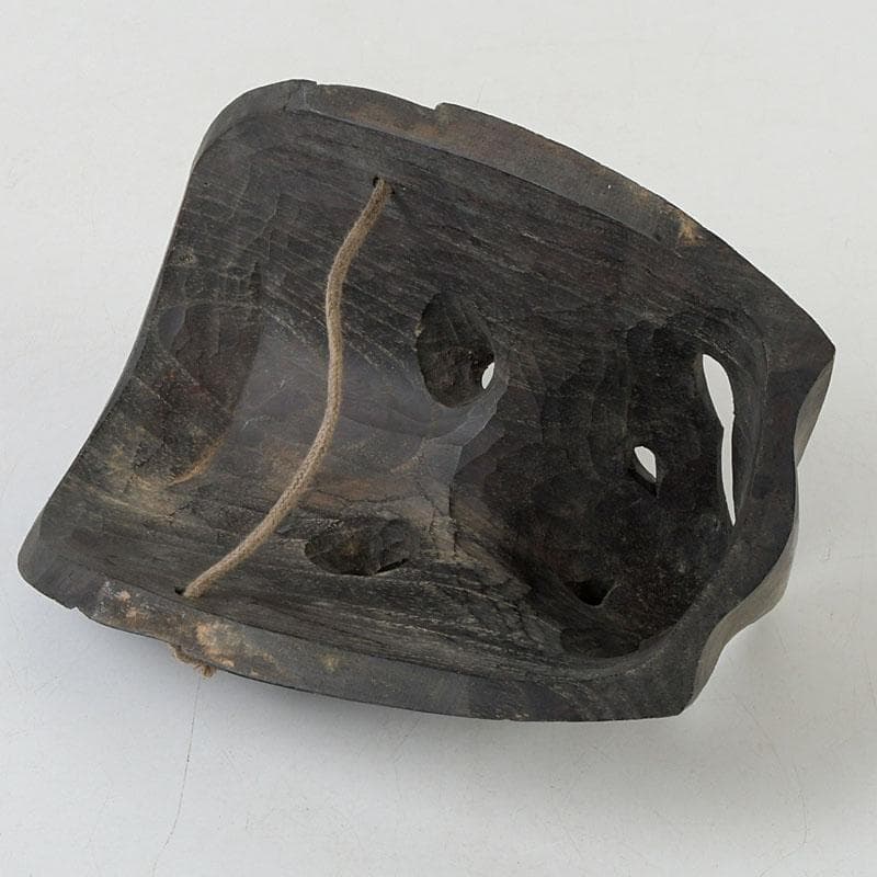 時代木彫面　能面　烏天狗　獣面　神楽面　M　9597