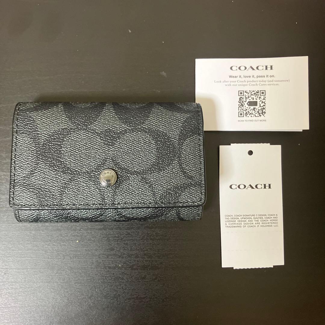 新品　COACH コーチ　キーケース シグネチャー