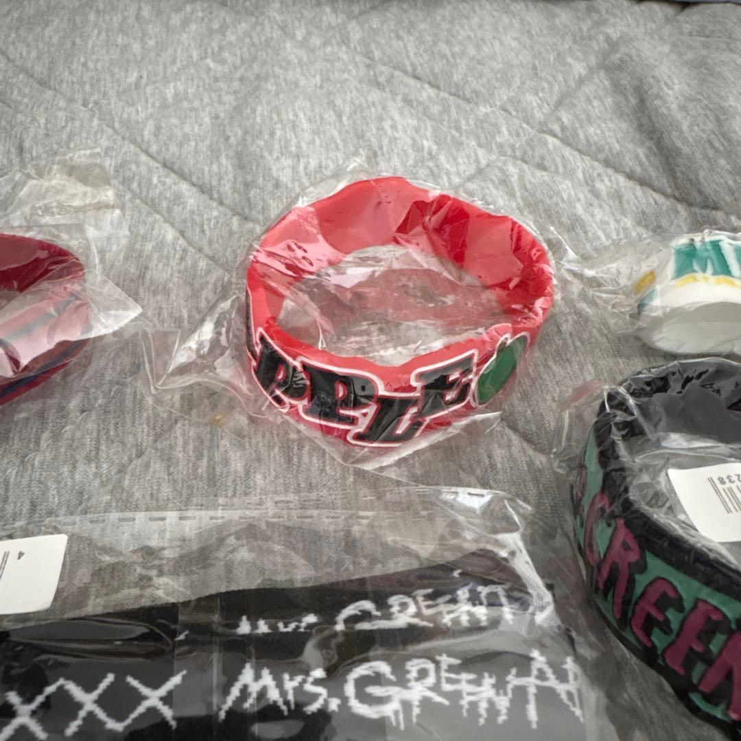 Mrs. GREEN APPLE ラバーバンド 等グッズセット