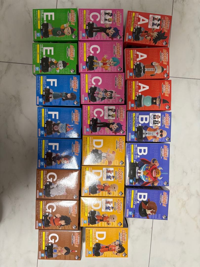 ドラゴンボールアッセンブルコレクションセットセミコンプ