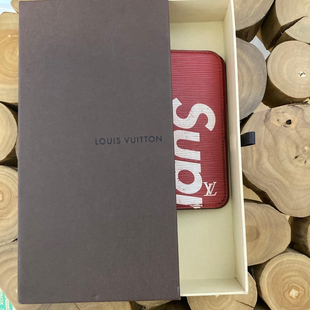 ルイヴィトン supreme シュプリーム iPhoneケース 手帳型