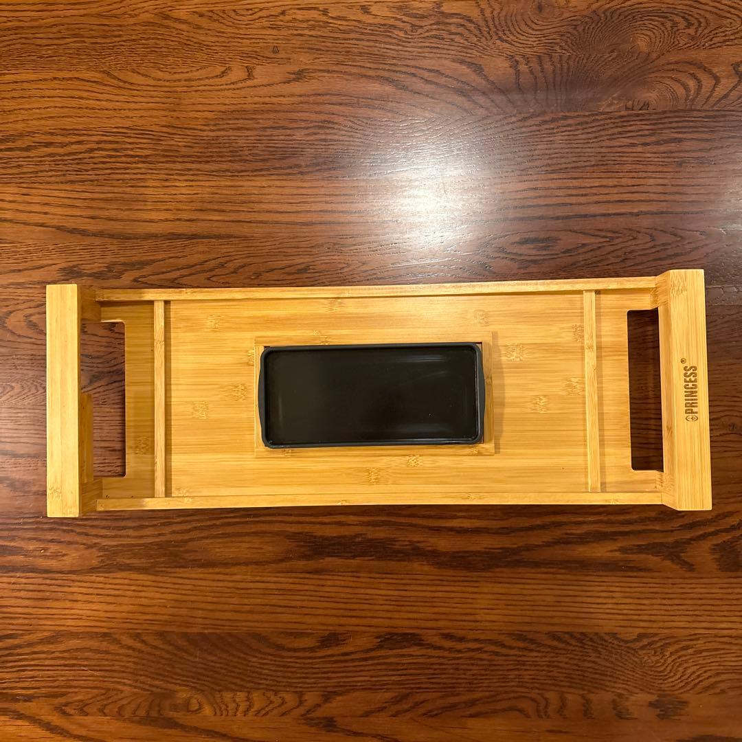 送料込 プリンセスTable Grill Stone テーブルグリルストーン黒