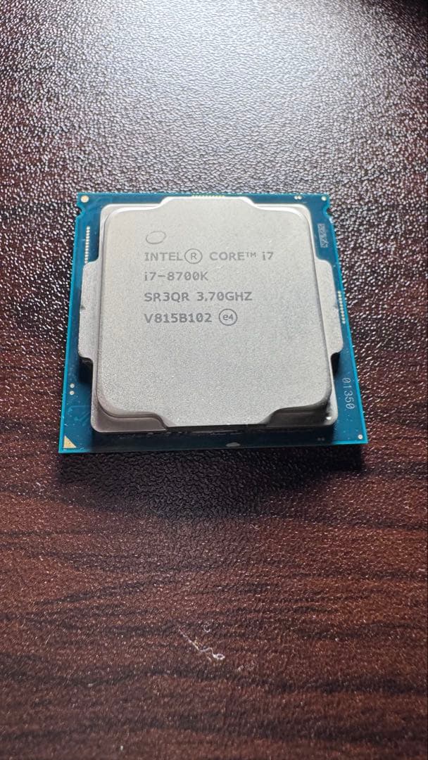 CPU Intel Core i7-8700K CPU 3.7GHz