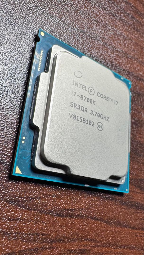 CPU Intel Core i7-8700K CPU 3.7GHz