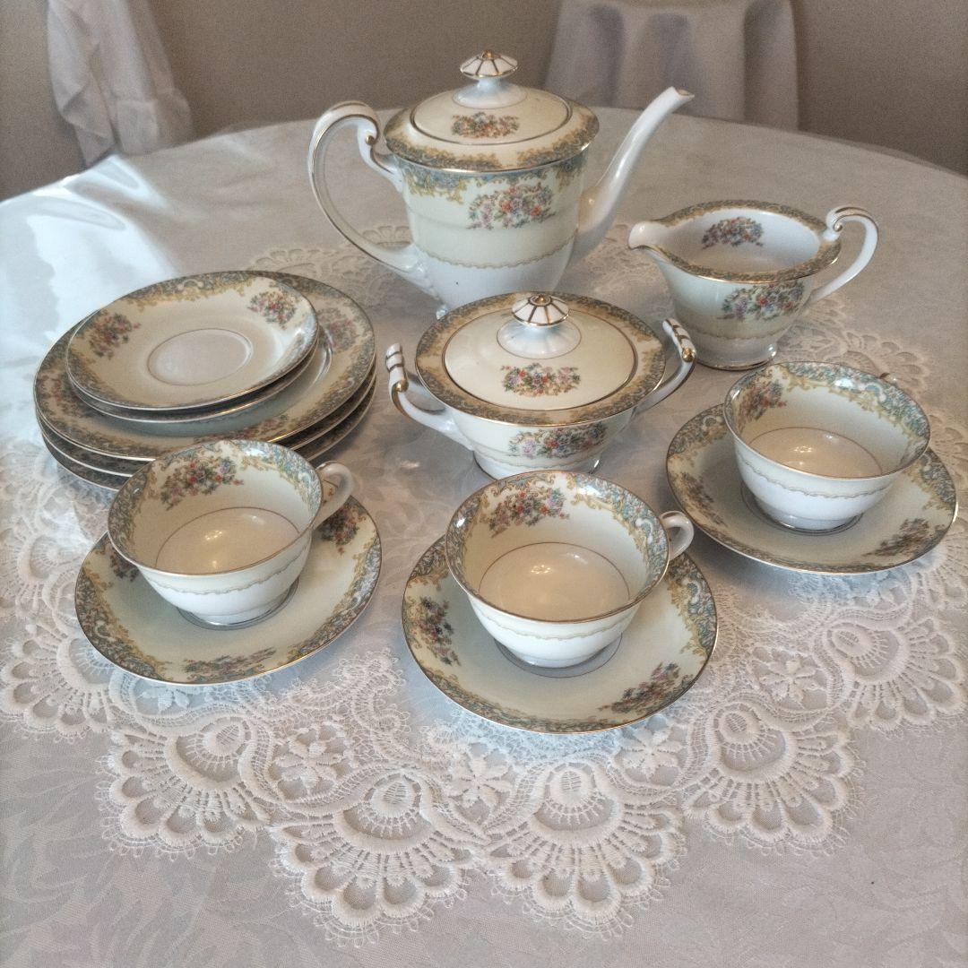 値引きしました❗【希少】オールドノリタケrose china ティーセット