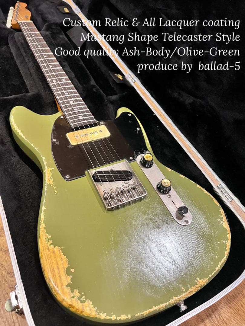 ⭐︎Custom Relic Mustang shape Telecaster⭐︎