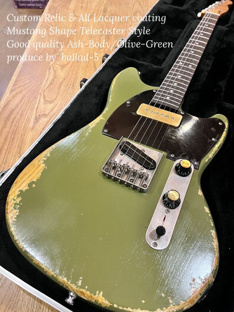 ⭐︎Custom Relic Mustang shape Telecaster⭐︎