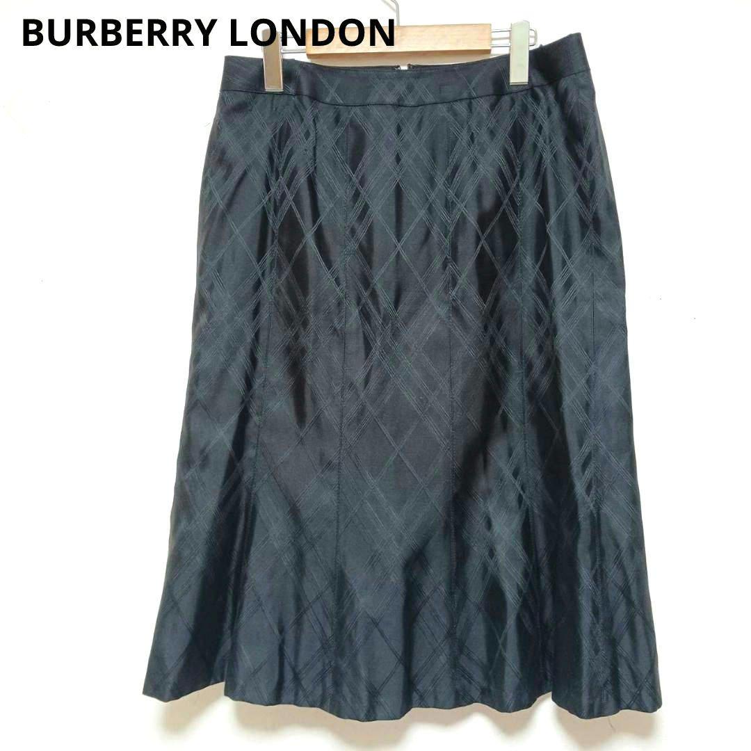 【2XL】BURBERRY LONDON フレアスカート シャドーチェック 15
