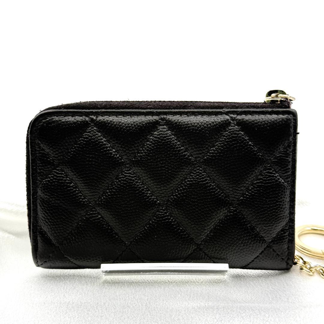 美品　CHANEL シャネル　パース　キャビアスキン　マトラッセ