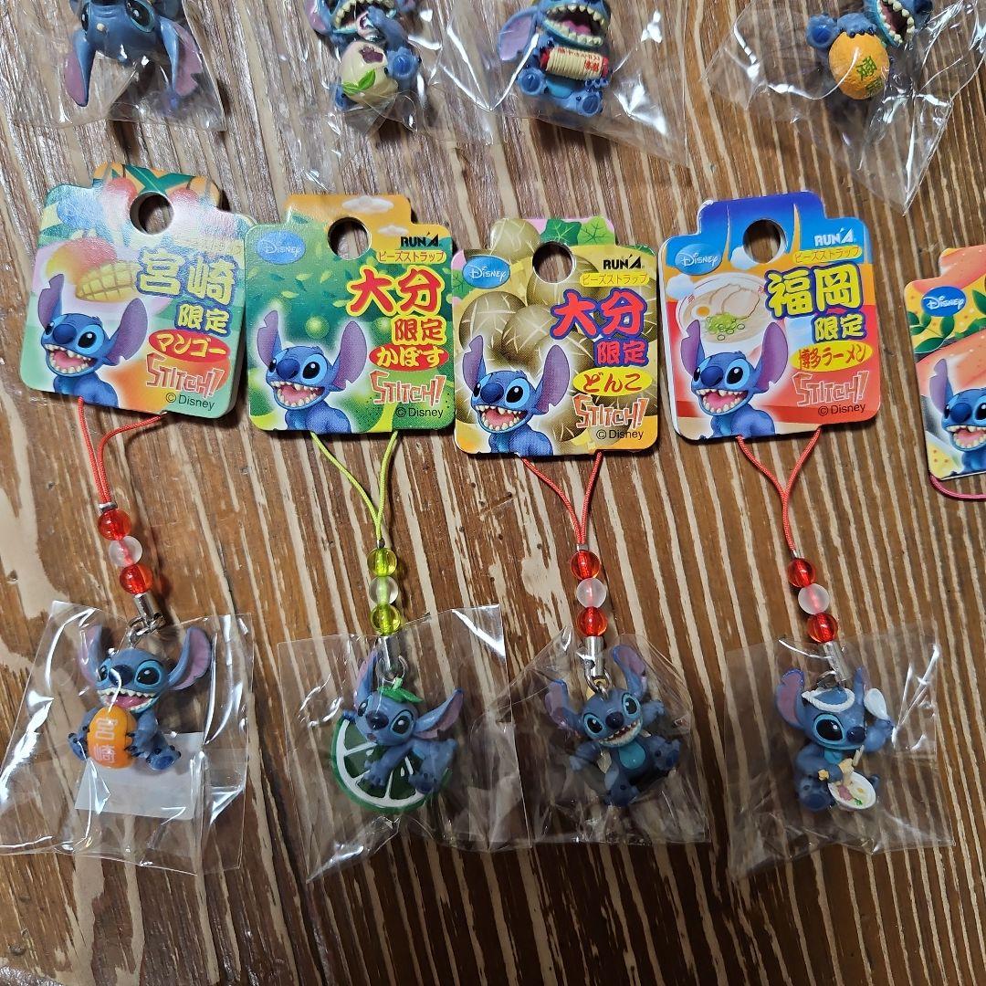 ご当地限定 ★スティッチ★ ストラップ セット
