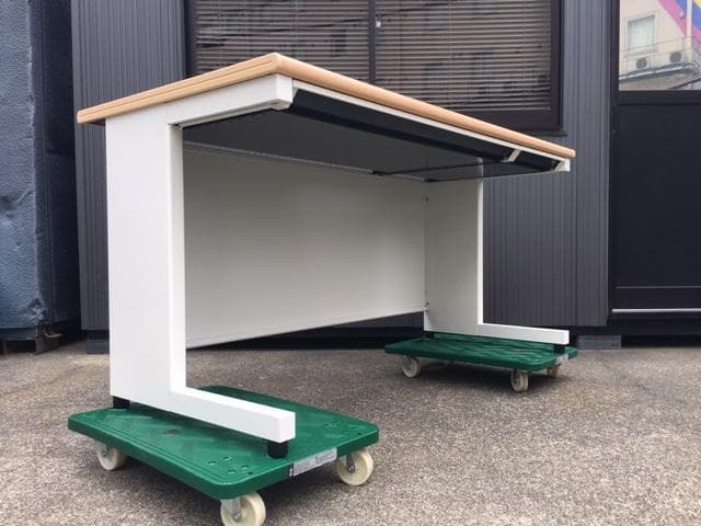 PLUS/プラス　OAデスク　平机　引出し　SP-T147 WM　W1400