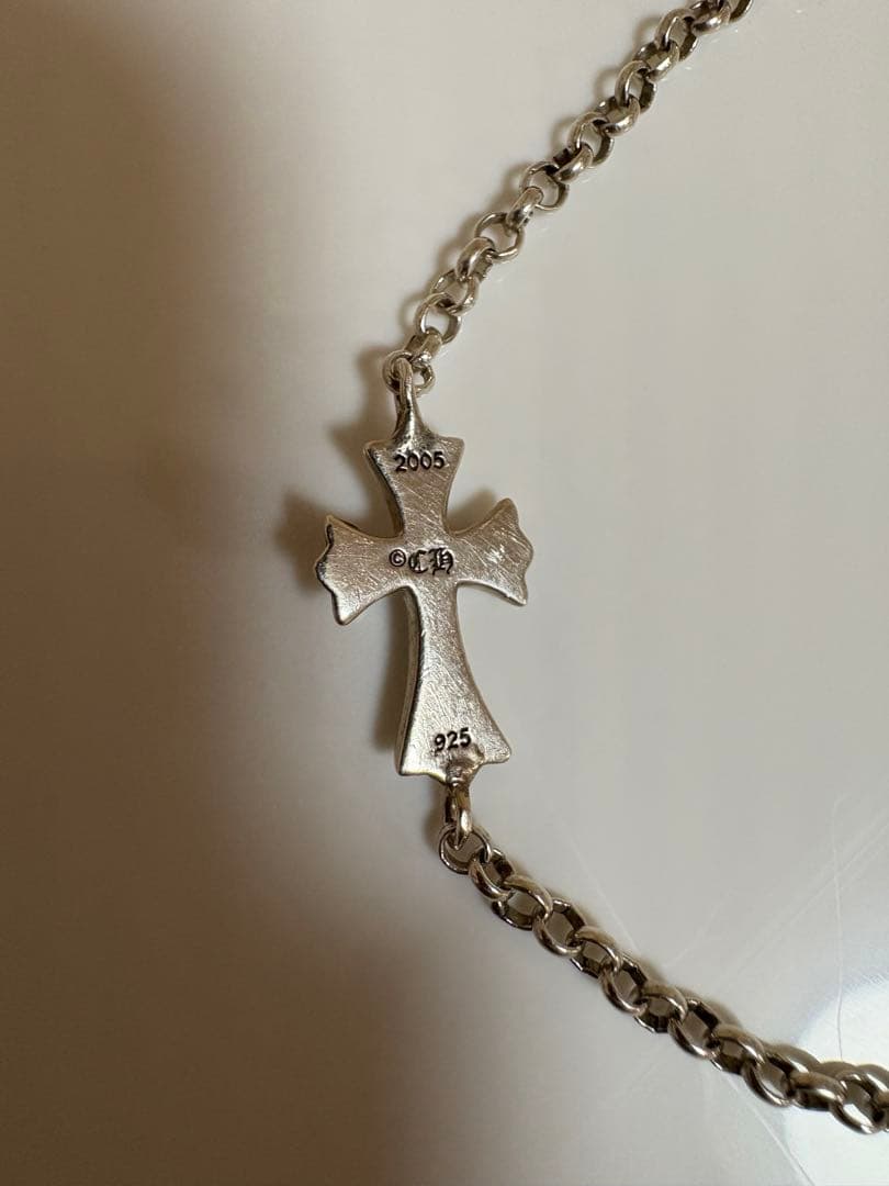 【Chrome Hearts 】クロムハーツベイビーファットチェーンブレスレット