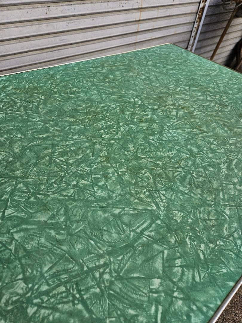 ジャパンヴィンテージ 鉄脚のテーブル 作業台 昭和レトロ 机 ワークテーブル