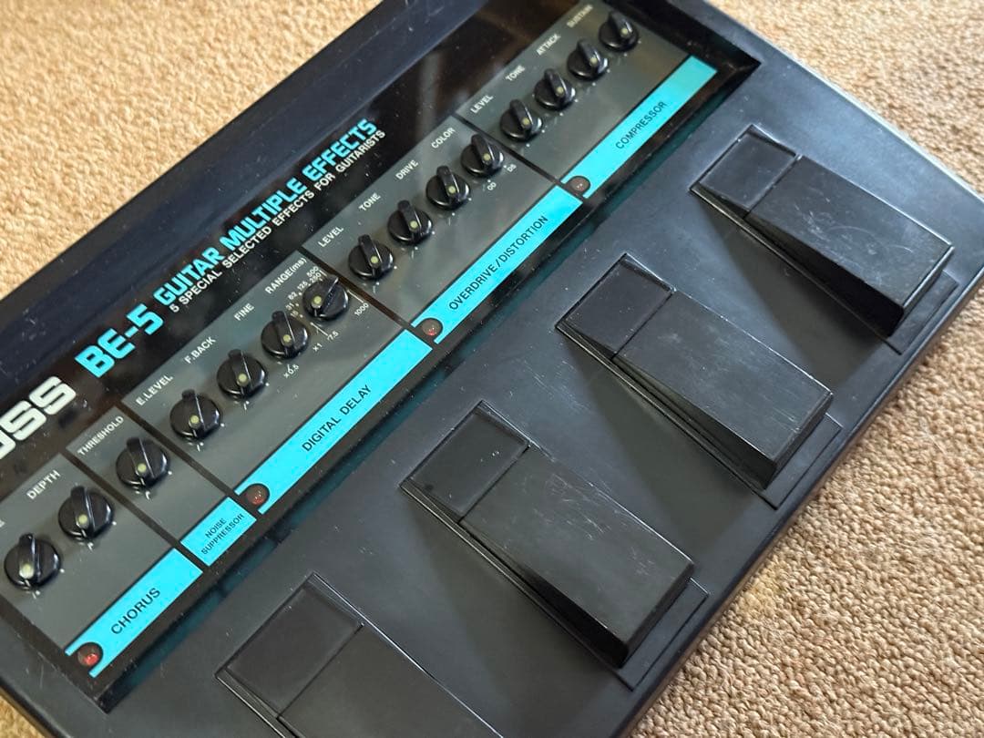 BOSS BE-5(マルチエフェクター) + エフェクターケース