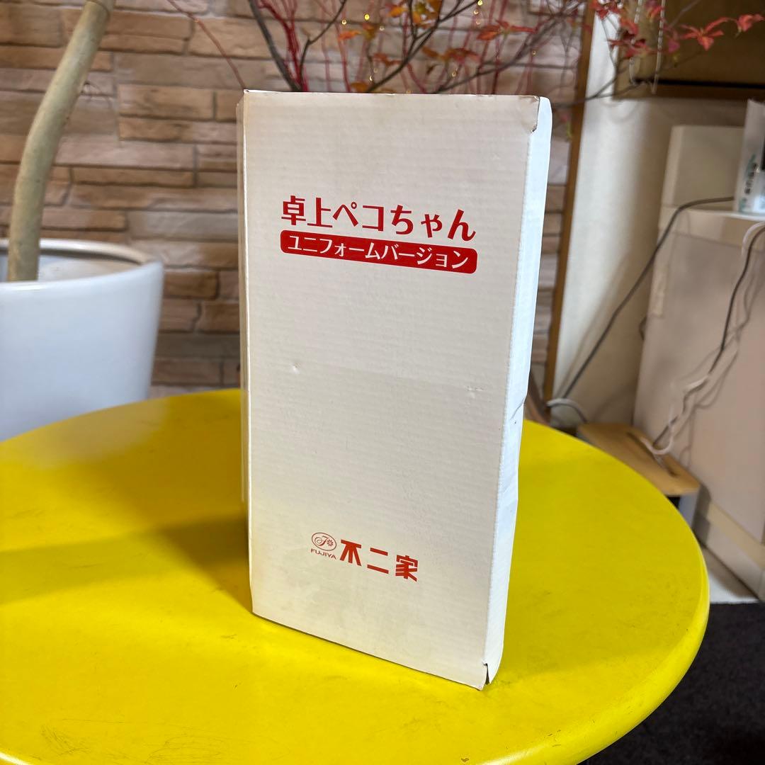 ペコちゃん フィギュア 3体セット　首振り　卓上ユニフォーム　まとめ売り