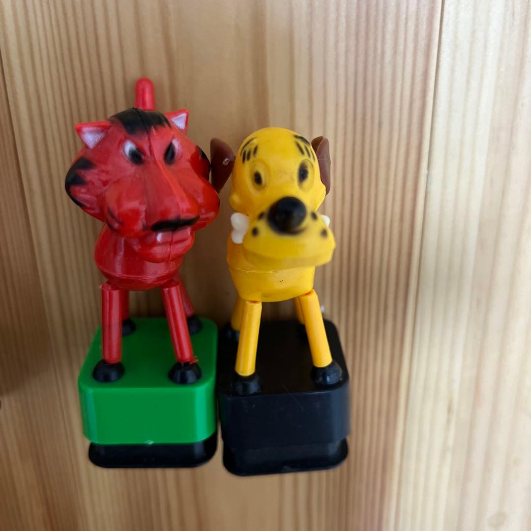 プッシュトイ　プッシュパペット　レトロ　8体セット