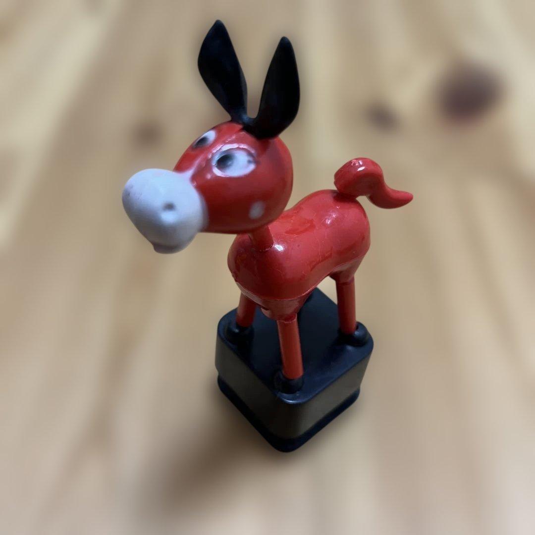 プッシュトイ　プッシュパペット　レトロ　8体セット