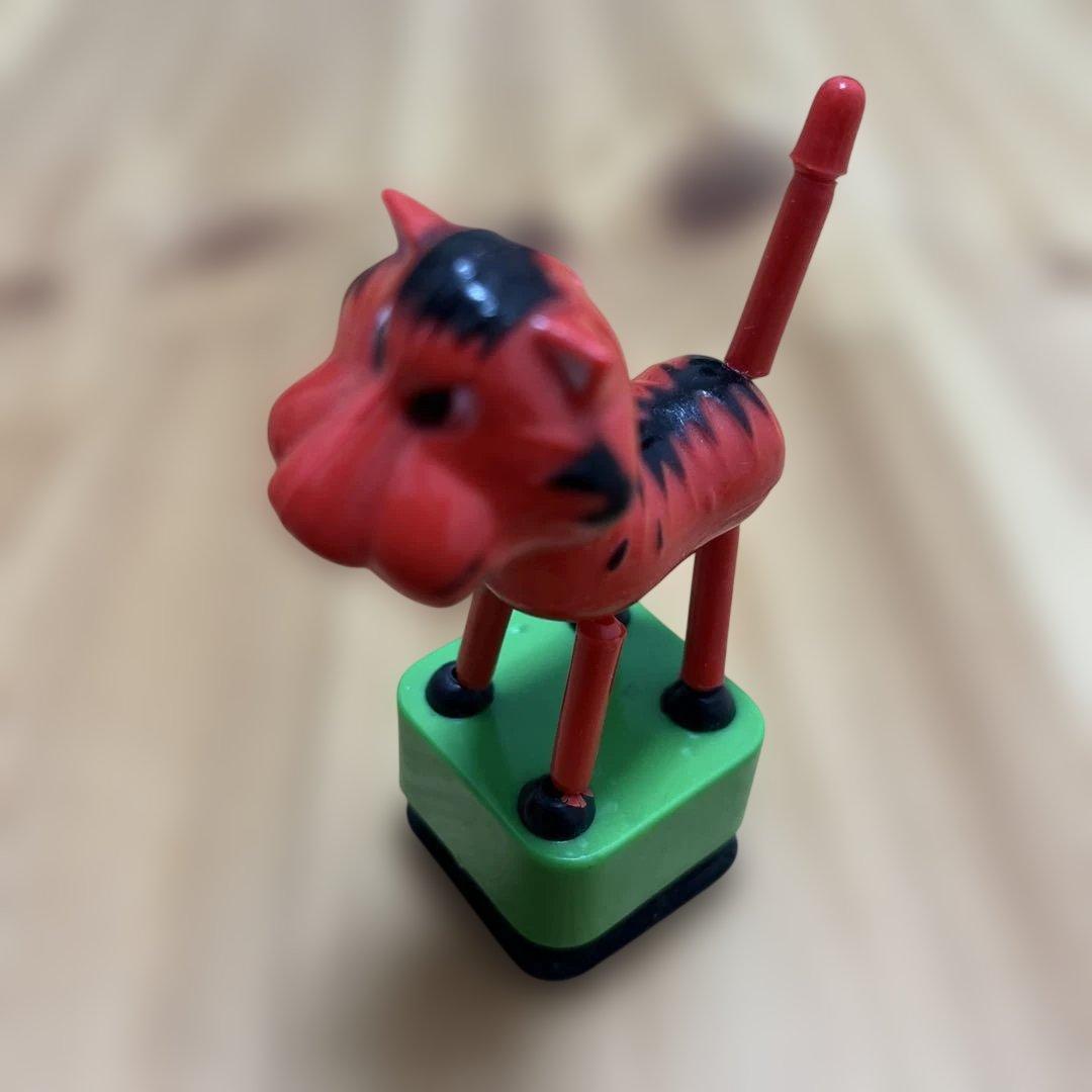 プッシュトイ　プッシュパペット　レトロ　8体セット