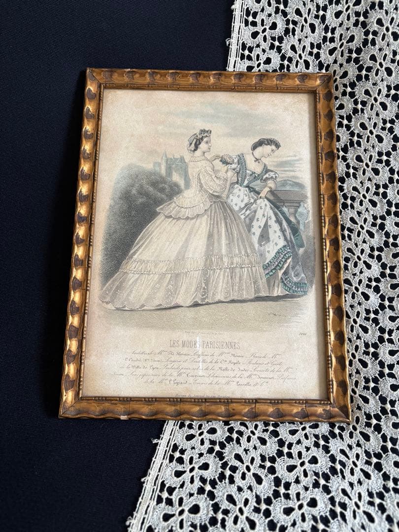 フランスアンティーク 額縁La Mode Illustree