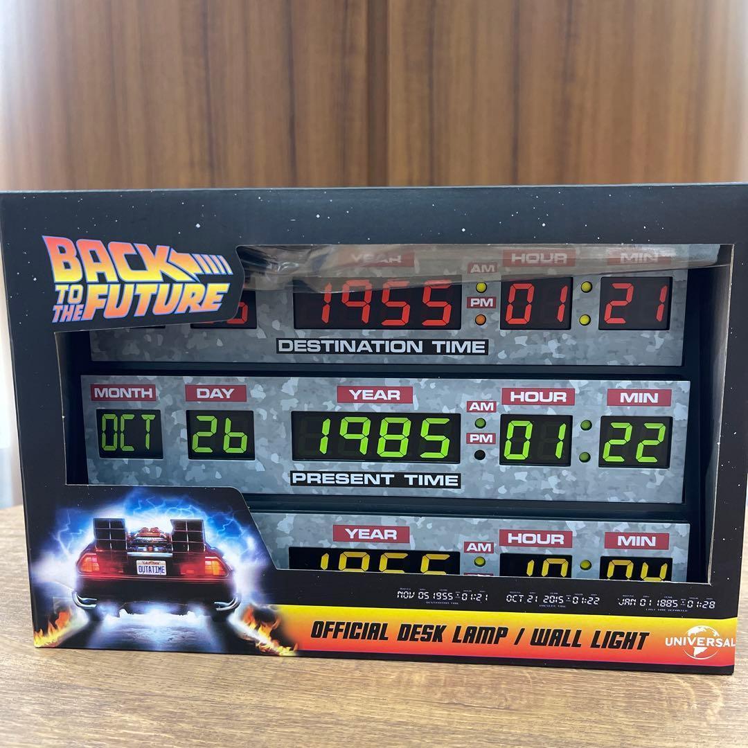 新品未開封　バックトゥザフューチャー タイムサーキット ライトボックス