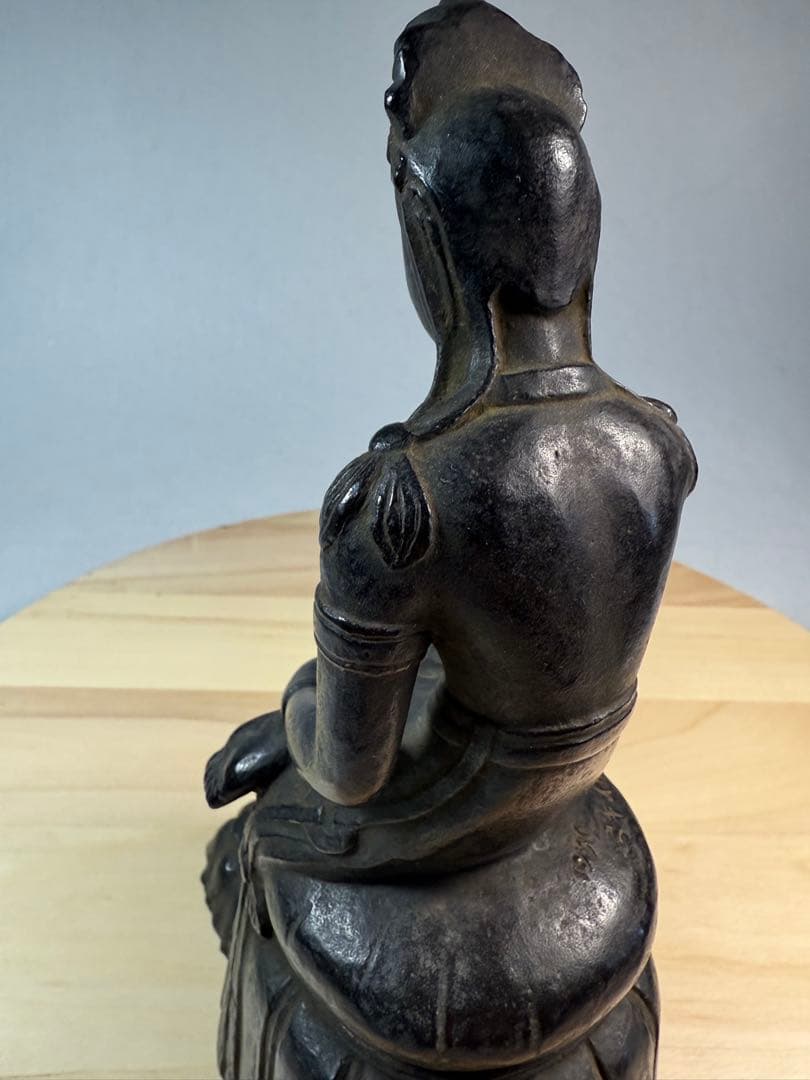 仏像 思惟弥勒銅製仏像 仏教美術 芸術品骨董