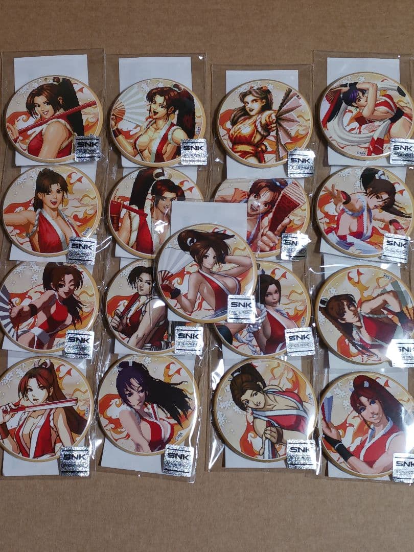 不知火舞コレクション C賞缶バッジ フルコンプ17種