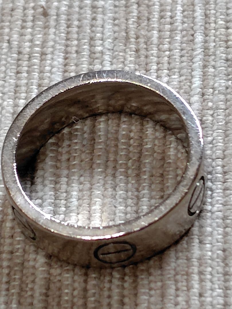 カルティエ　ラブリング　51 18金　WG　説明必読願います