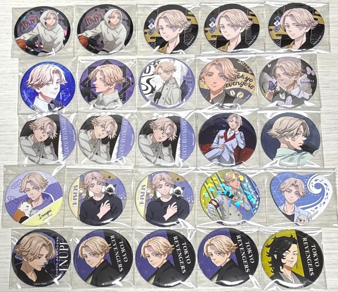 東京リベンジャーズ 東リベ 乾青宗 イヌピー 缶バッジ 123個セット