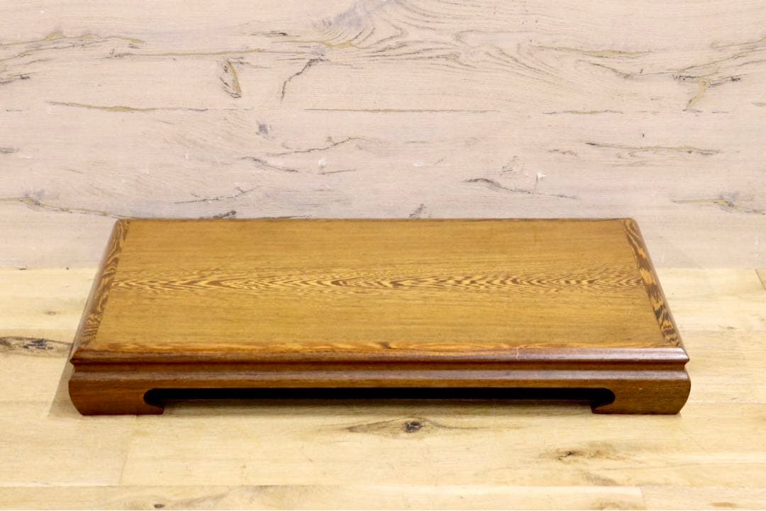 GMIH95A○鉄刀木 タガヤサン 花台 飾り台 床の間 和風 木製 唐木 盆栽