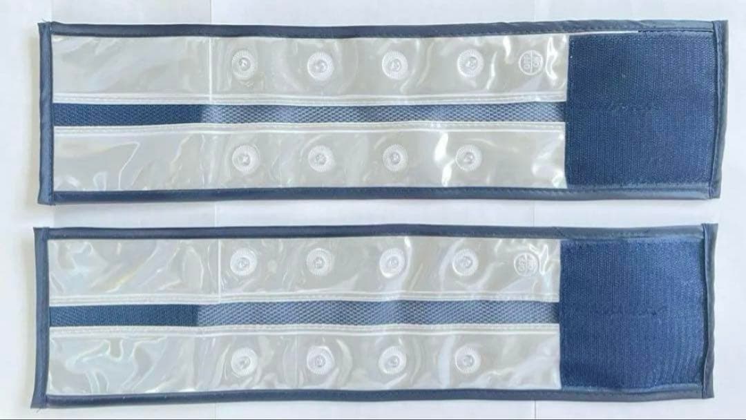 LED付き 反射足カバー 脚半 交通安全 反射グッズ 安全用品 電池付き