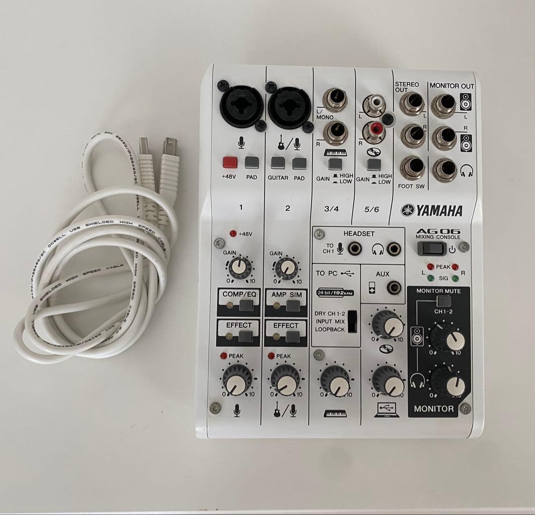 YAMAHA AG06 ウェブキャスティングミキサー