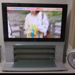 パナソニック大型プラズマテレビ ガラススタンド付き