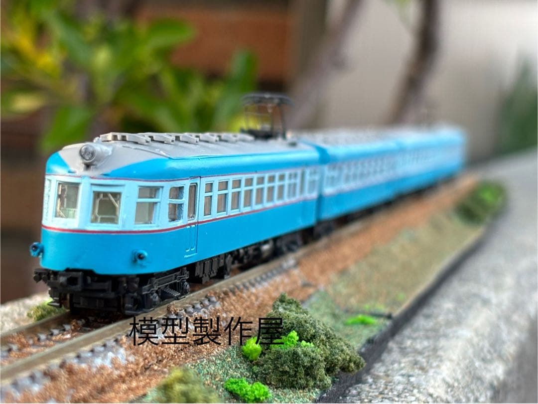 広窓流電モハ52 アイスキャンディー色　KATO改造　4両セット　他サイト出品中