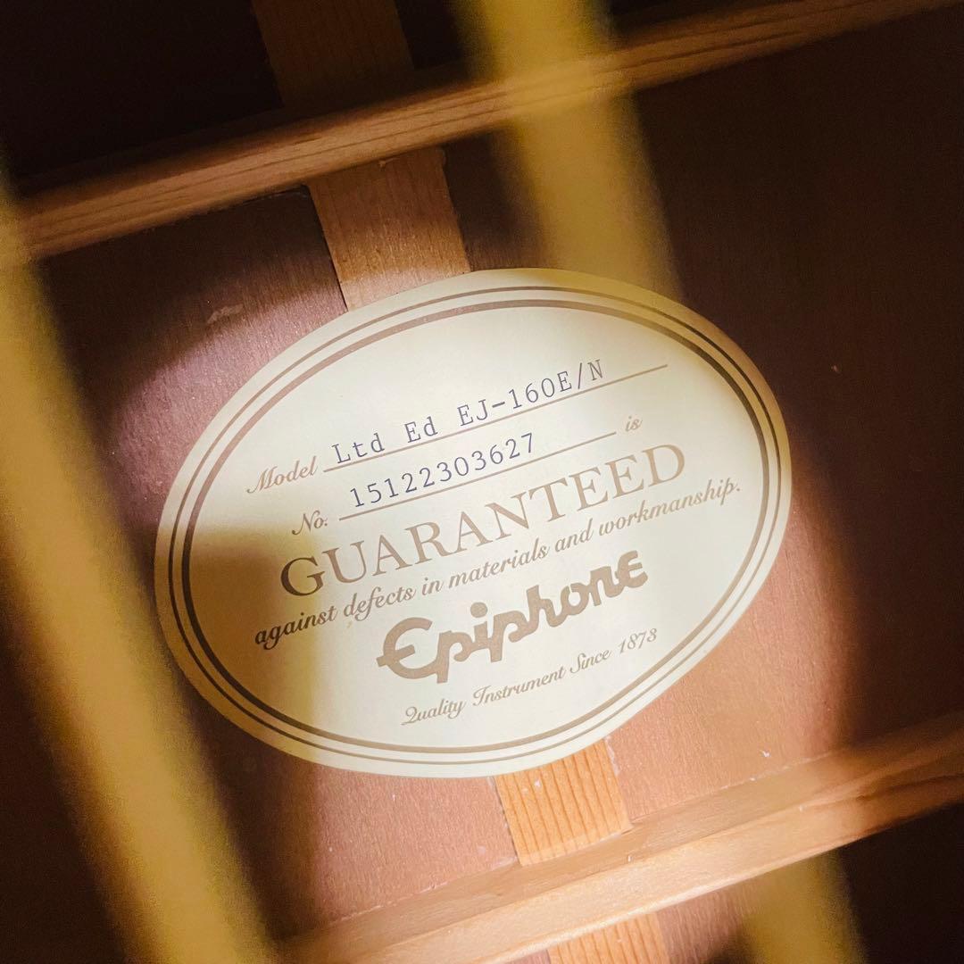 ギター epiphone EJ-160E limited edition