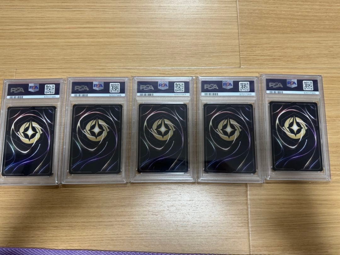 ディズニー　ロルカナ　日本版　ミッキー　プロモ　PSA10 5連番　美品