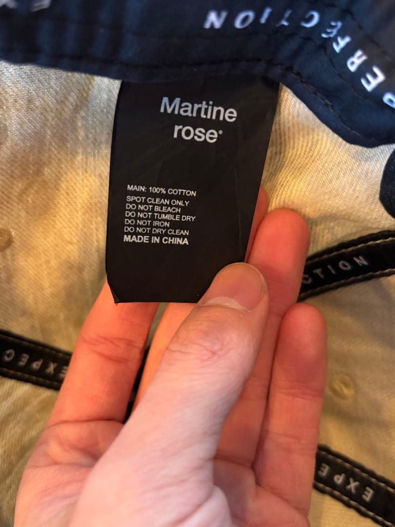 Martine Rose ROLLED BACK CAP 確実正規品