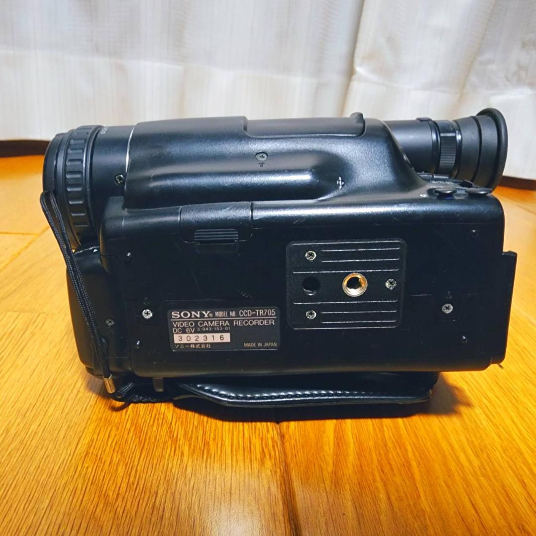 【動作確認済】希少 高画質 SONY Hi8 CCD-TR705 説明書 箱 他