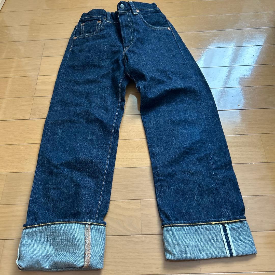 【正規品】少年エヴィスジーンズ　サイズ4　130cm EBISU デニム