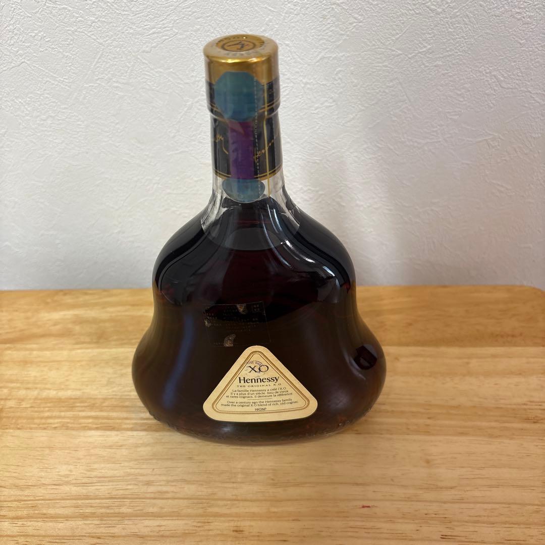 ヘネシー X.O エクストラオールド 700ml 金キャップ　クリアボトル　箱付