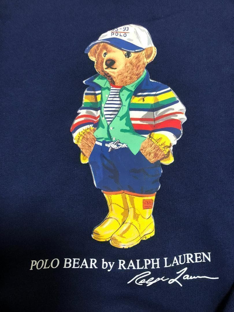 残り3枚2025新作新品ラルフローレン ポロベアトレーナーボーイズL160