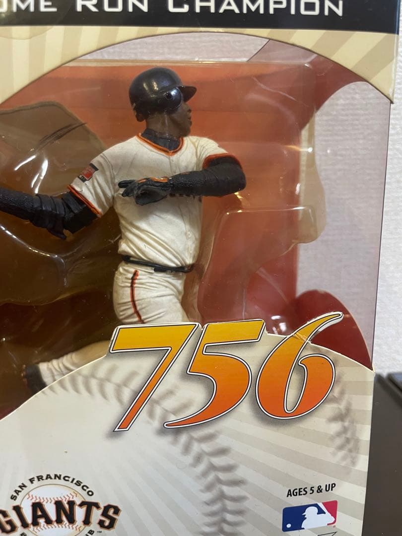 レア！バリーボンズ　756号本塁打達成記念　マクファーレン　フィギュア