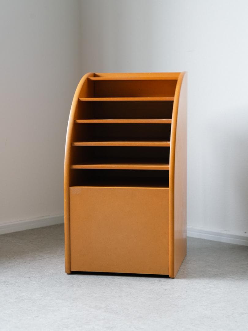 vintage キャスター マガジンラック 収納ワゴン サイドテーブル モダン