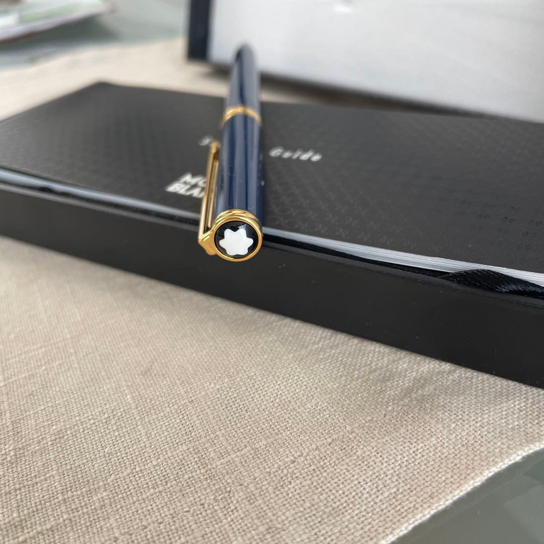 モンブラン　未使用　稀少色 ブルー オブリュージュ　ボールペン　No15240