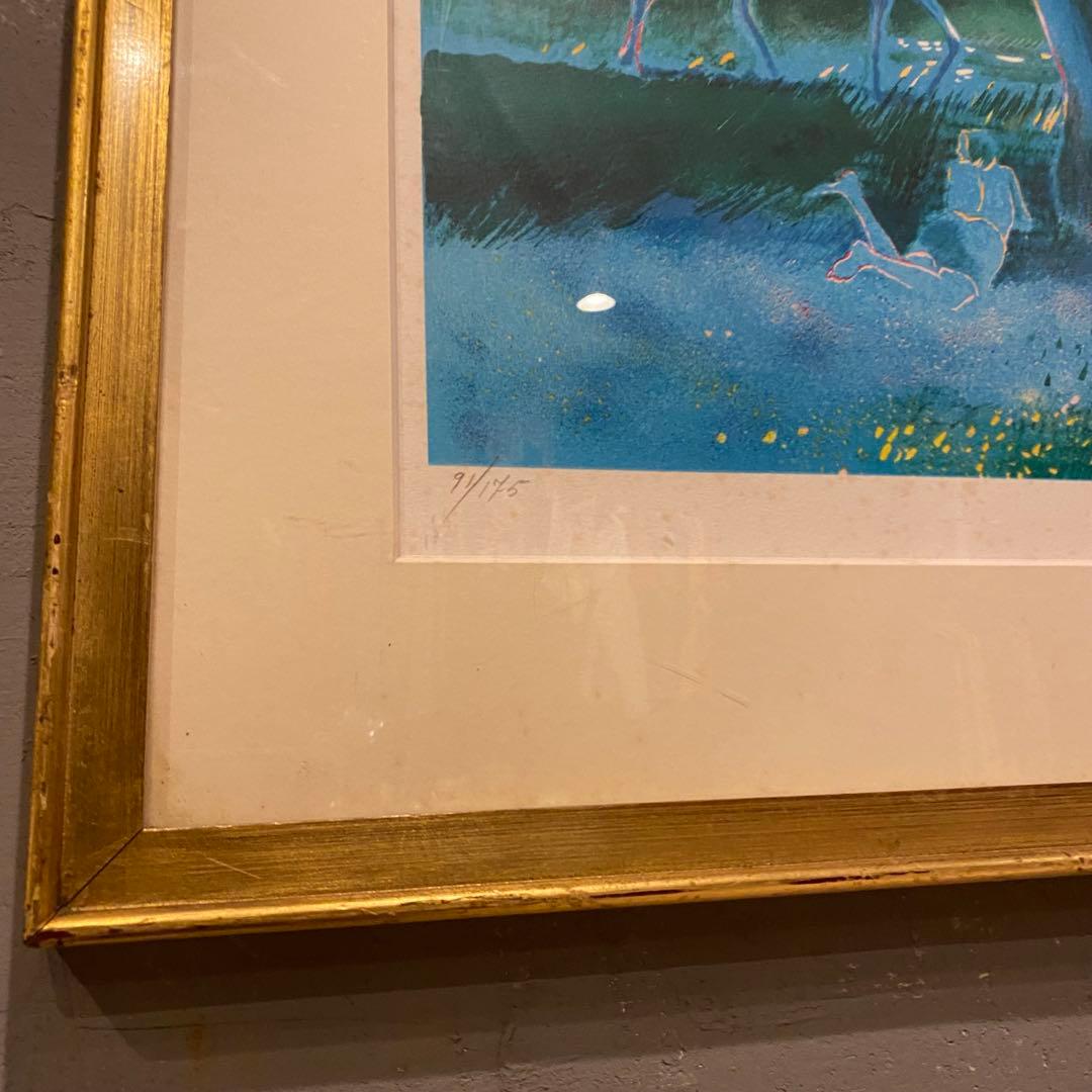 ポールギヤマン Arbre au Bois de Boulogne リトグラフ