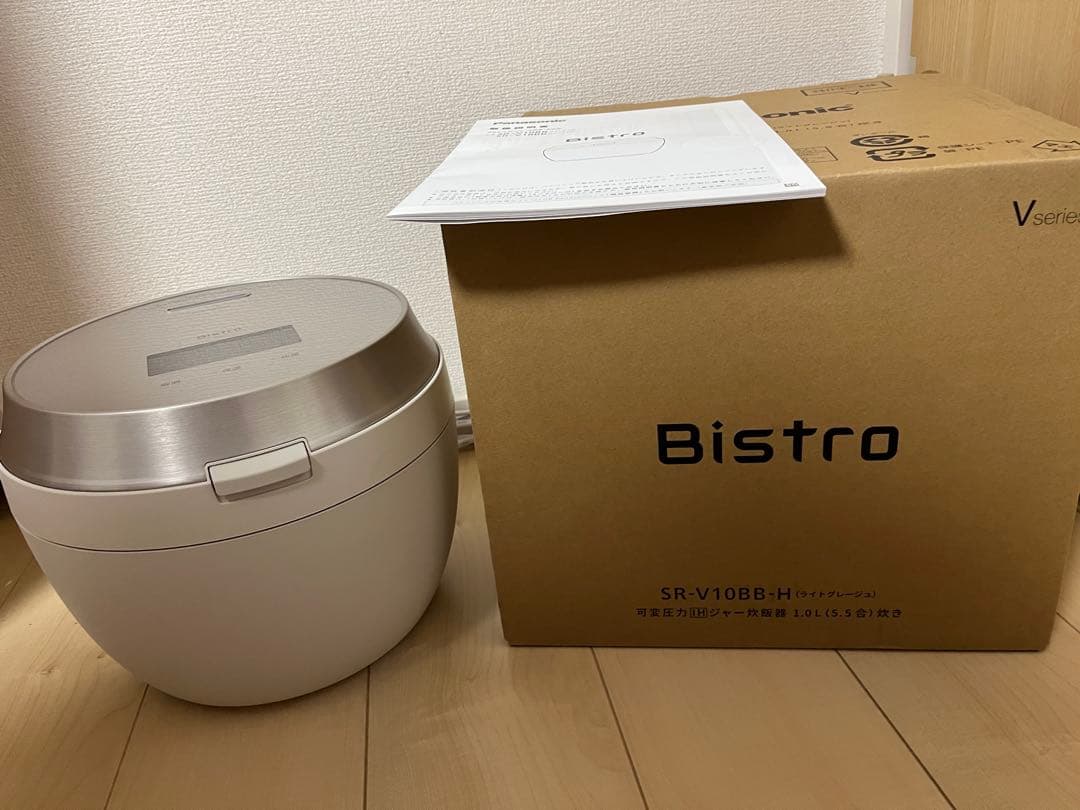 パナソニック 炊飯器 5.5合 最高峰モデル ビストロ　SR-V10BB-H