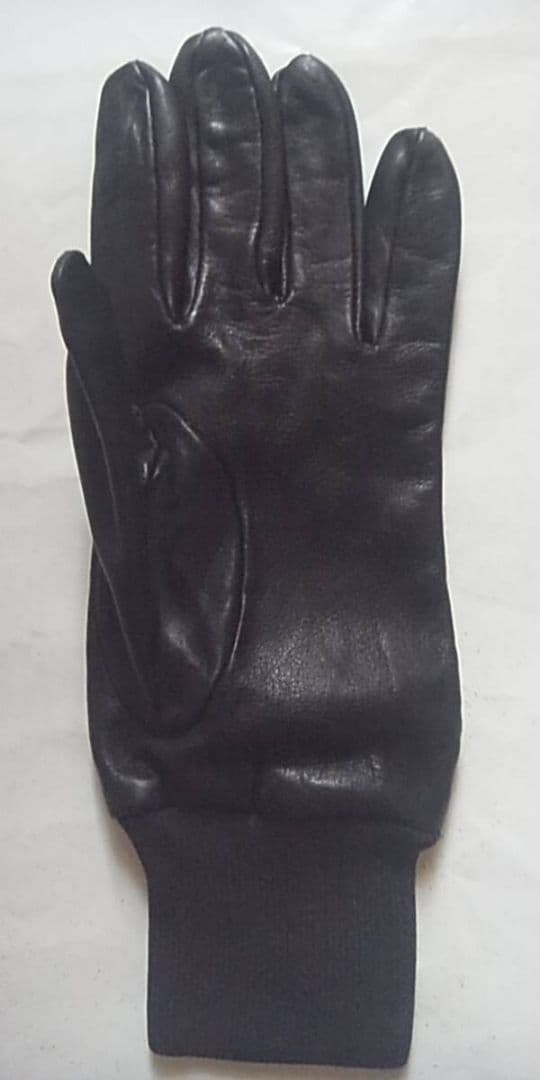 希少 イギリス軍 ブラックレザーコンバットグローブ タグ付きサイズ８ SAS
